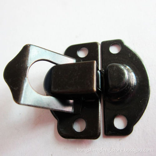 Metal Decorative Lock, Notebook Clamps, Black Nickle Box Metal Clamp